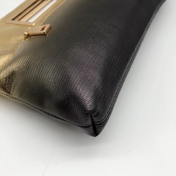 I.N.C. International Concepts Metallic Gold & black Judith Convertible Clutch - Picture 9 of 11